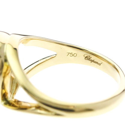 Chopard Happy Diamonds · 18K Yellow Gold · Size 4.4 (EU 48.5)