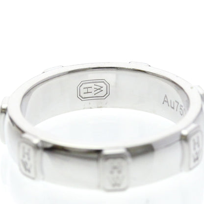 Harry Winston HW Logo · 18K White Gold