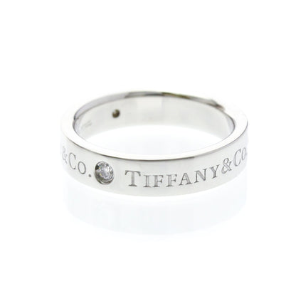Tiffany Platinum Band · Three Diamonds