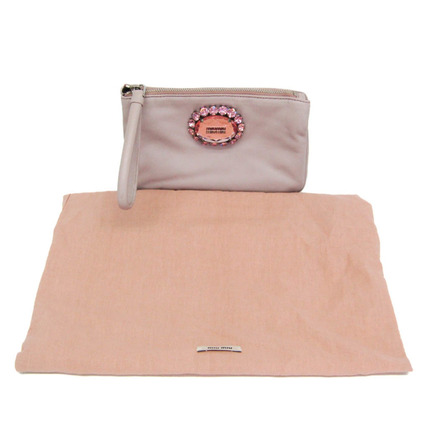 Miu Miu Nappa Cristal · Leather Pouch