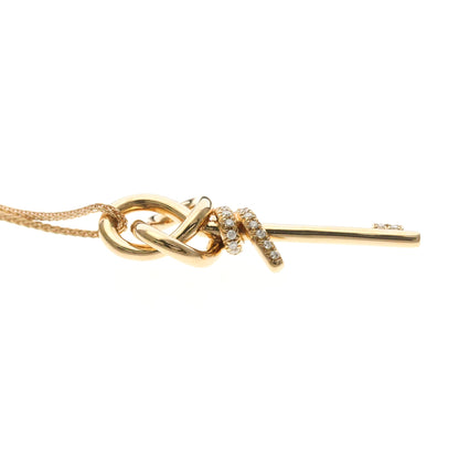 Tiffany Knot Key · 18K White Gold · Diamond
