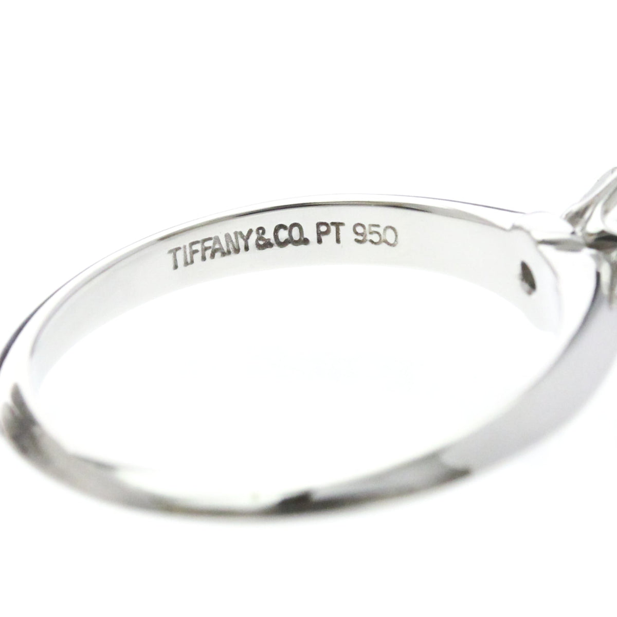 Tiffany Solitaire · Platinum · Diamond · Size 6 (EU 52.5)