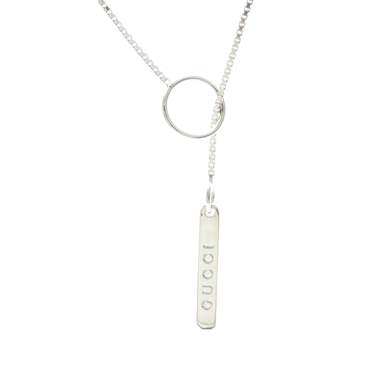 Gucci Lariat · 18K White Gold