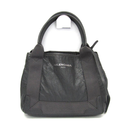 Balenciaga Navy Cabas XS · Leather