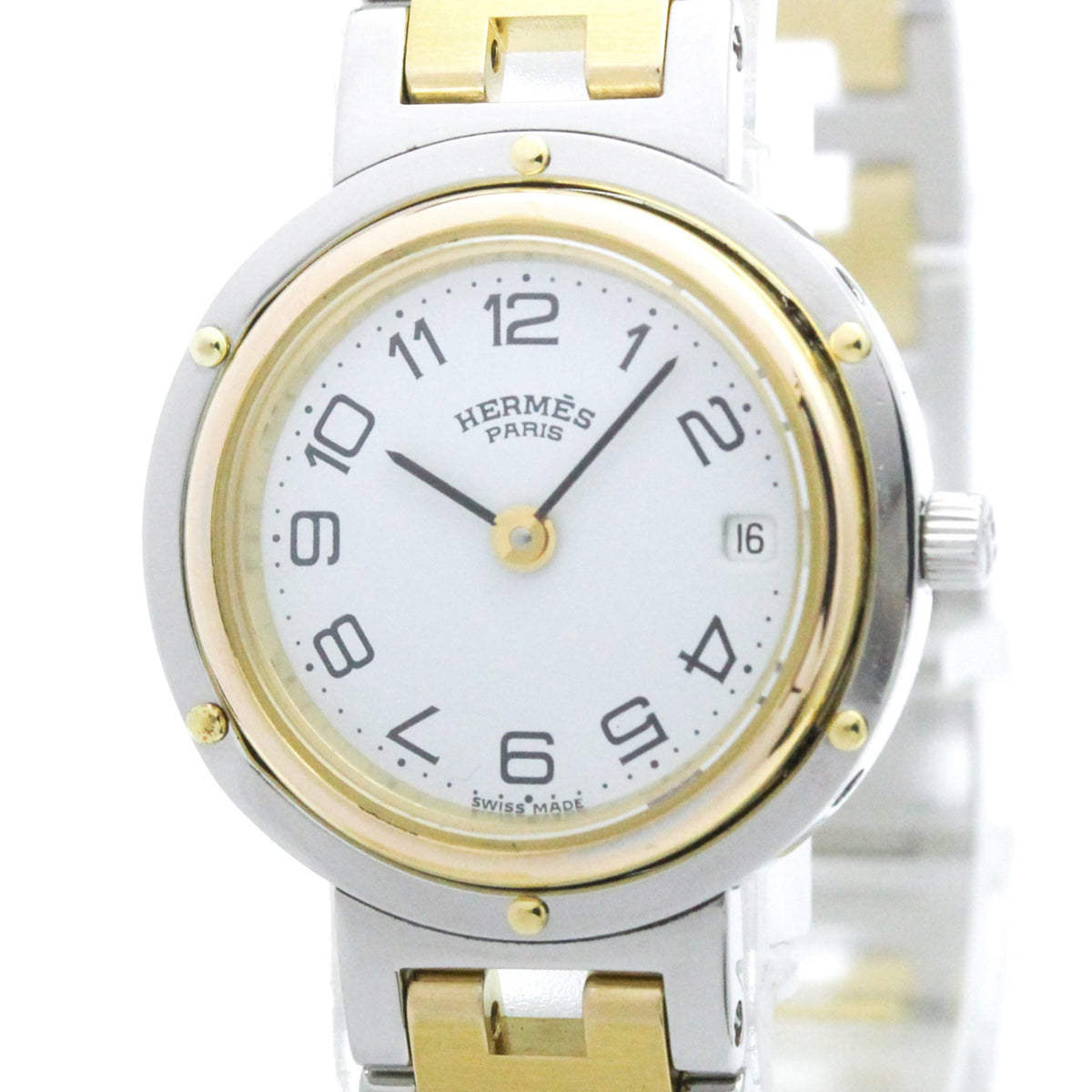 Hermes Clipper · Gold Plated Steel