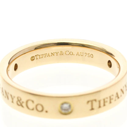 Tiffany Flat Band · Three Diamonds · Rose Gold