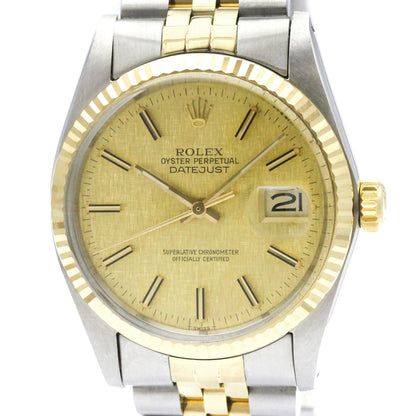Rolex Datejust · Steel & 18K Yellow Gold