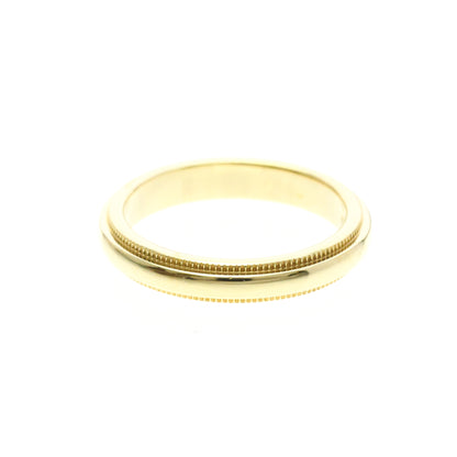 Tiffany Milgrain · 18K Yellow Gold