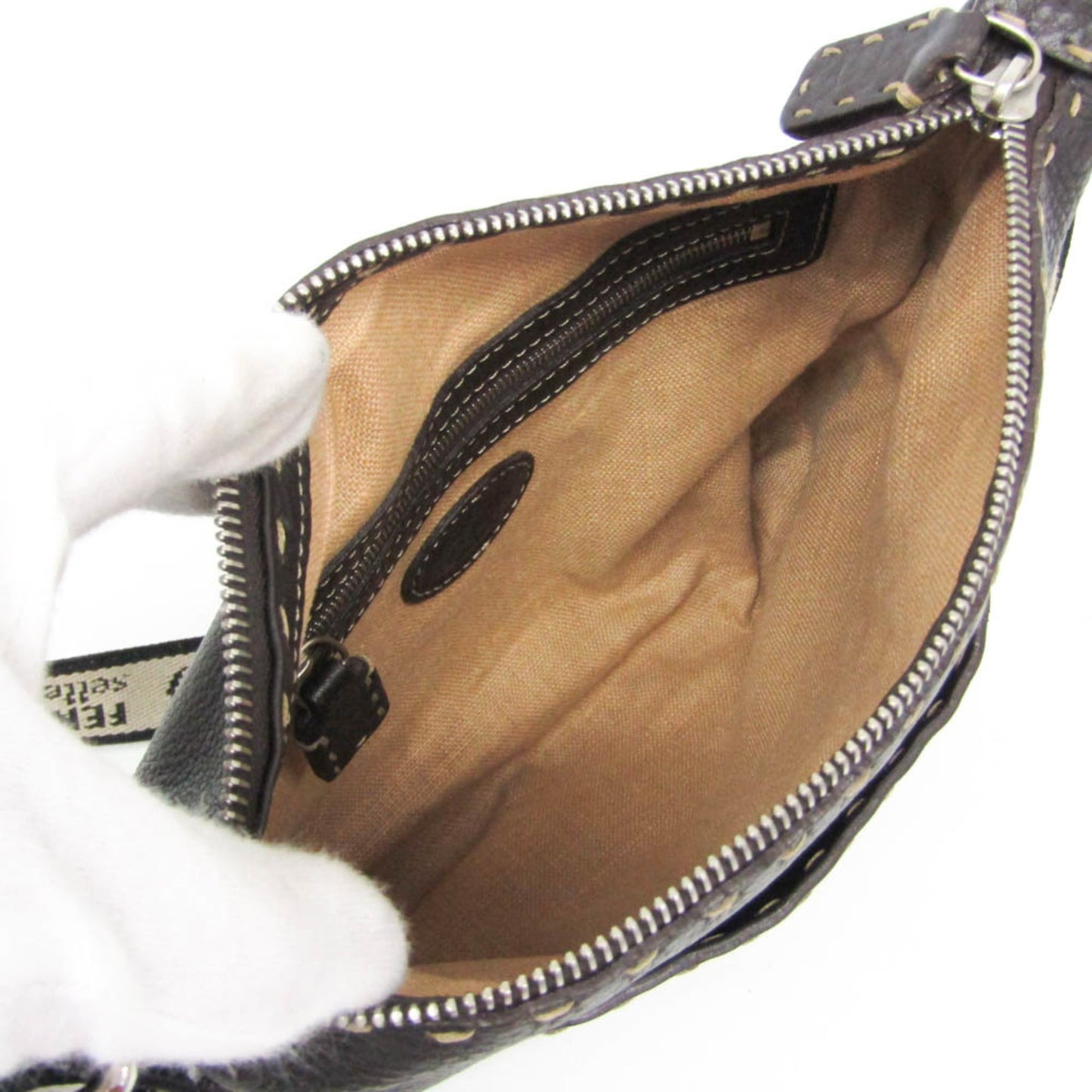 Fendi Selleria · Leather Shoulder Bag