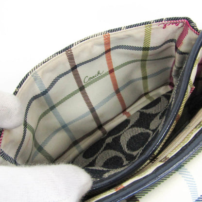 Coach Signature · Denim & Patent Leather