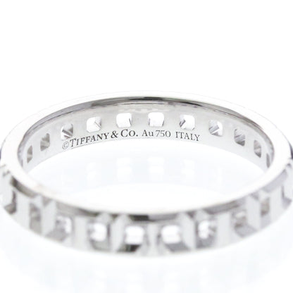 Tiffany T True Narrowing · 18K White Gold · Size 6.5 (EU 56.25)