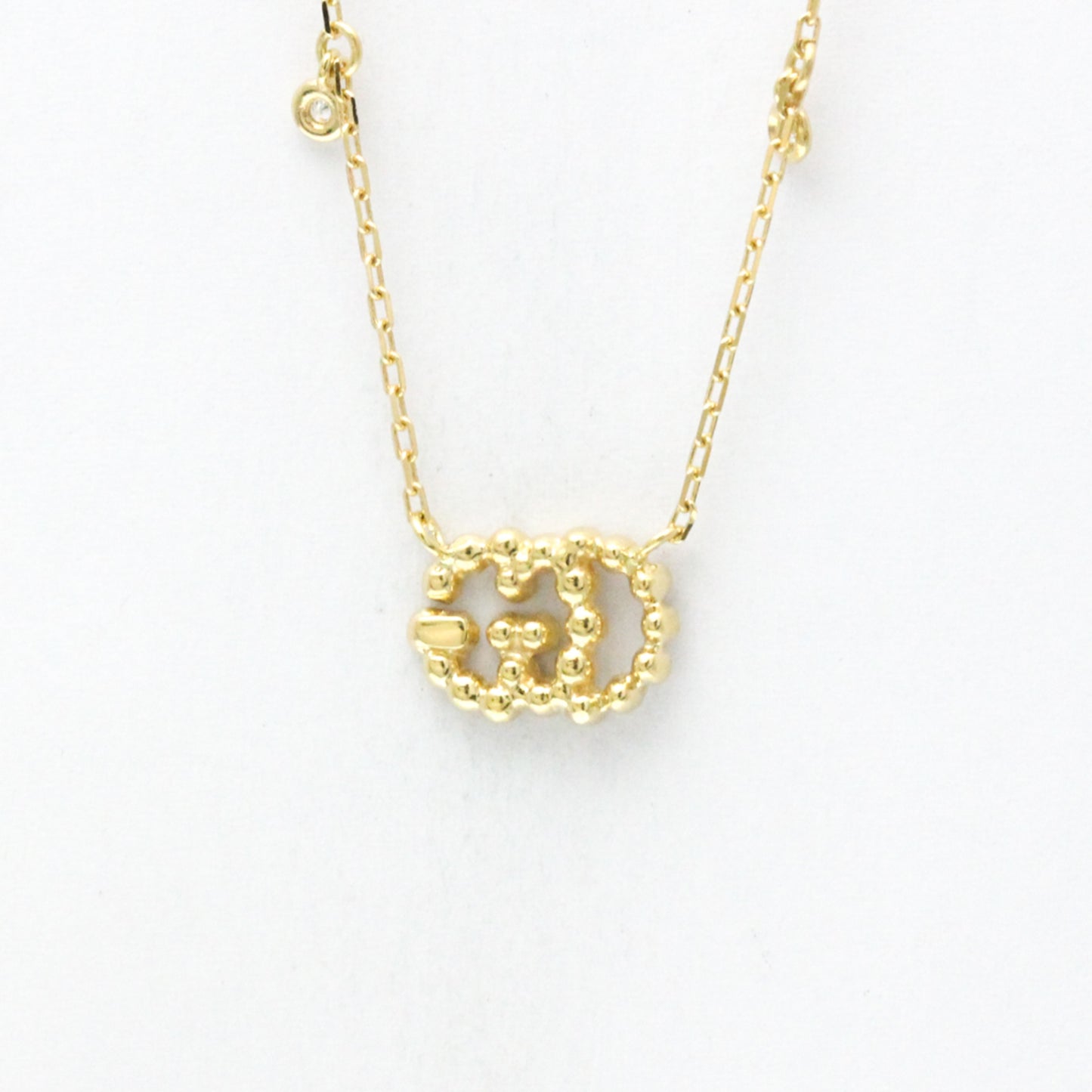 Gucci GG Logo · Diamond · 18K Yellow Gold