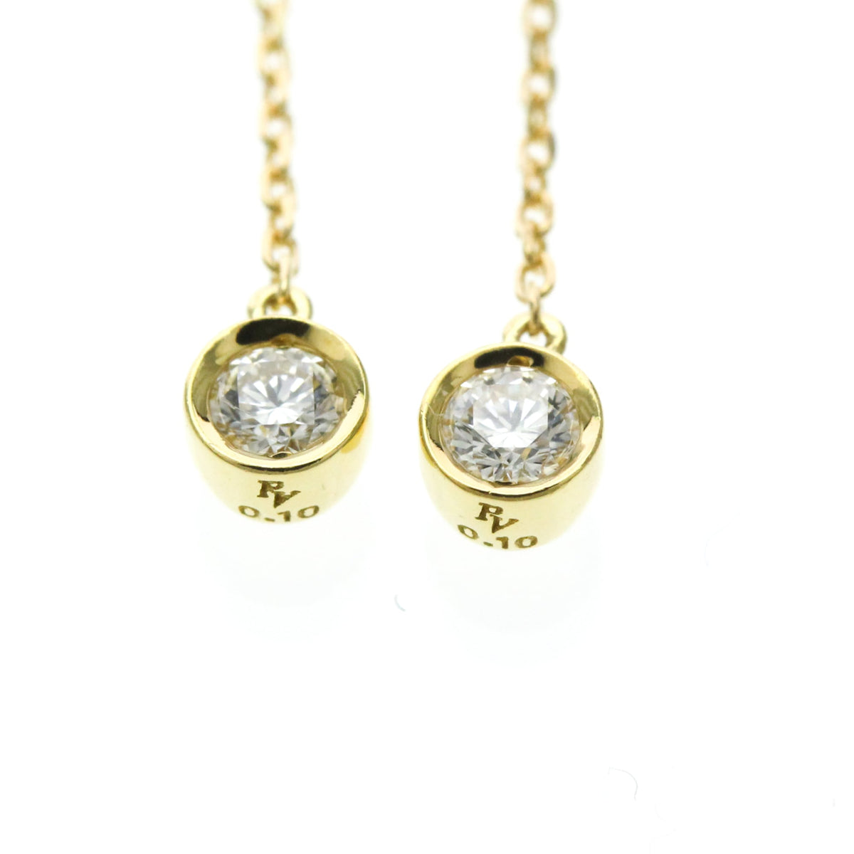 Ponte Vecchio · Diamond Drop · 18K Yellow Gold