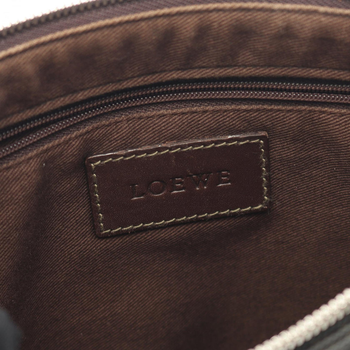 LOEWE Anagram · Canvas Leather Crossbody
