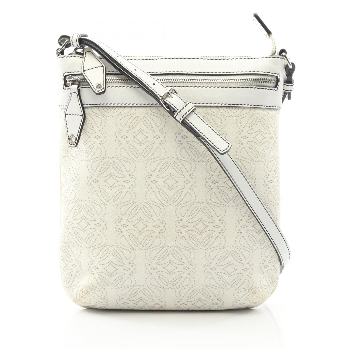 Loewe Anagram · Canvas Leather Crossbody