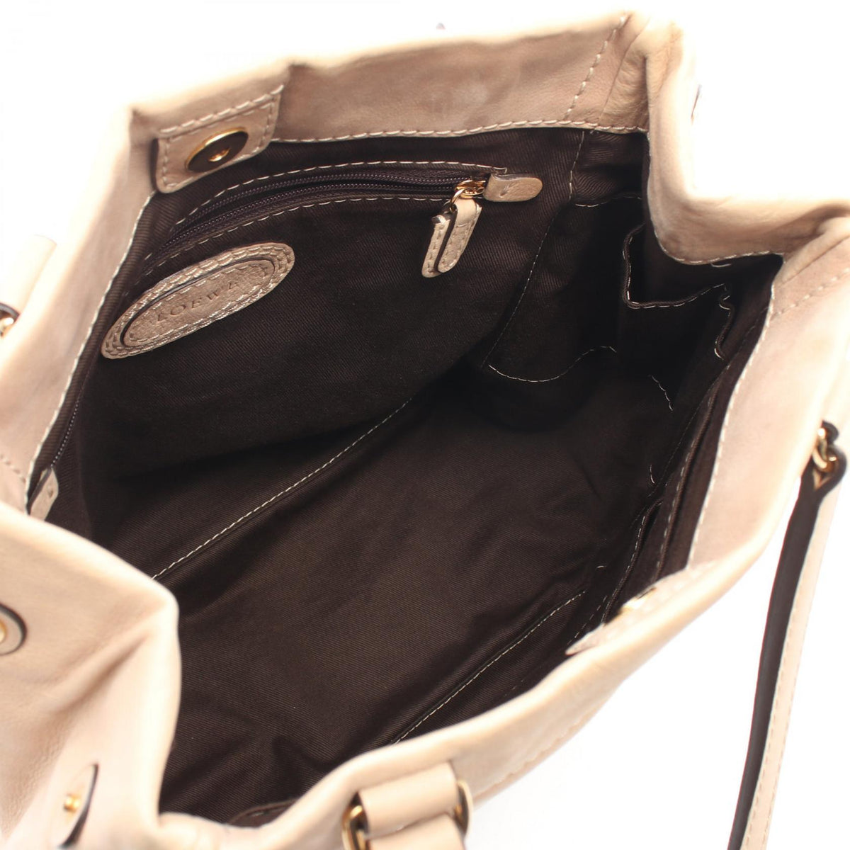 Loewe Anagram · Leather Shoulder Bag