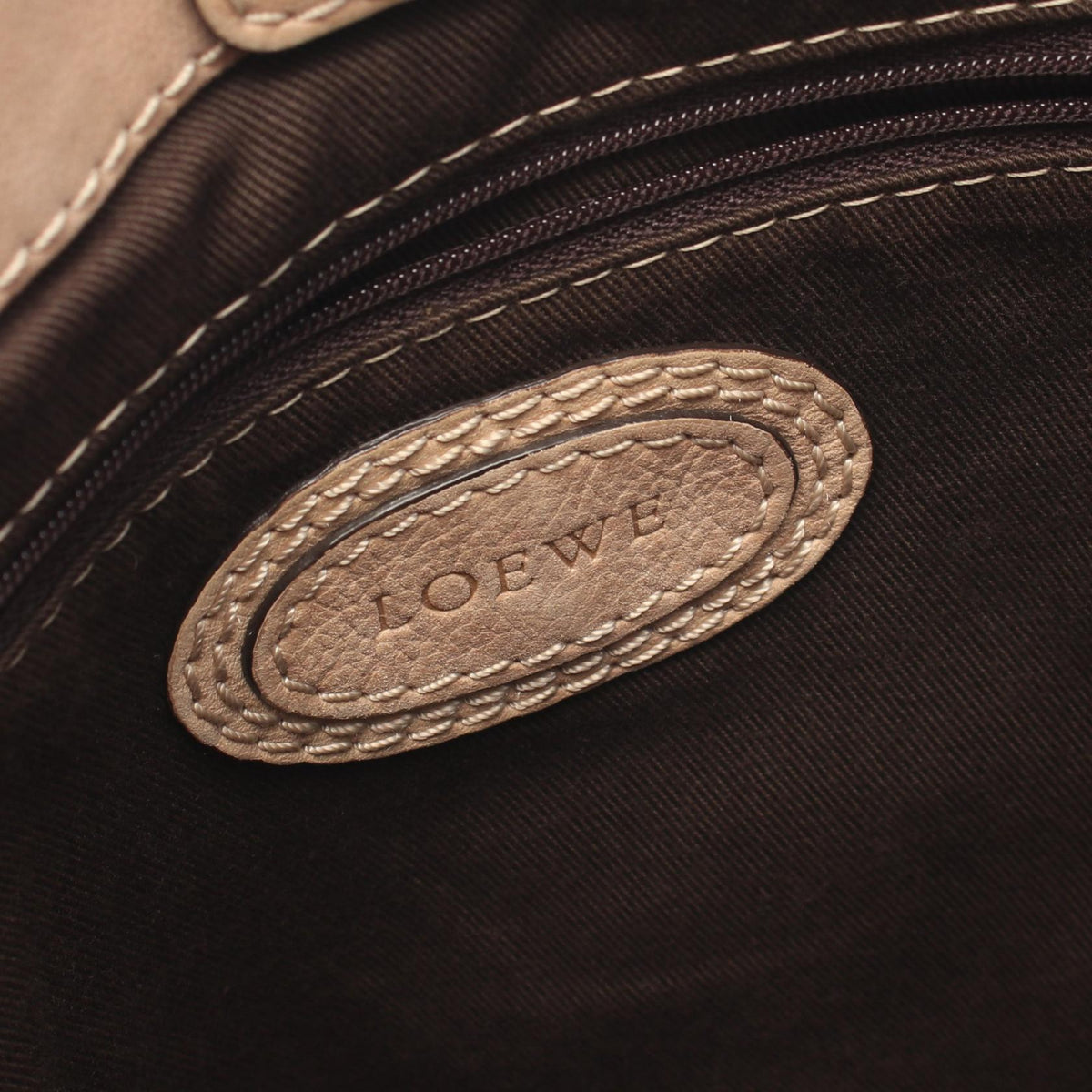 Loewe Anagram · Leather Shoulder Bag
