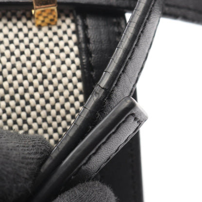 Loewe Barcelona · Canvas & Leather Crossbody