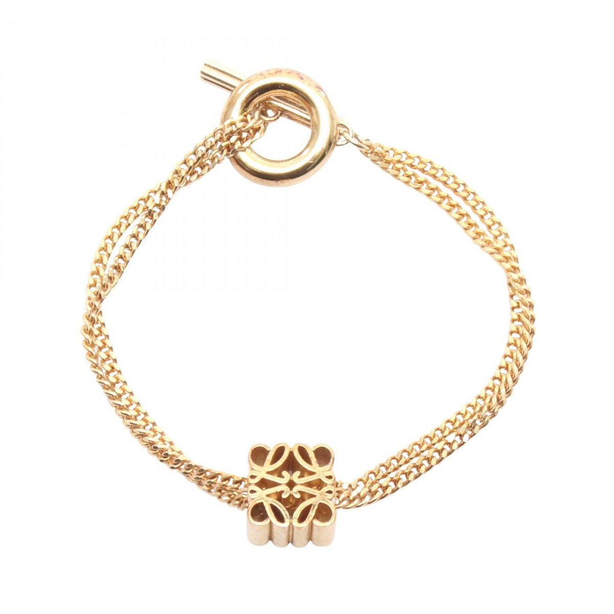 Loewe Anagram Bracelet · Gold Plated