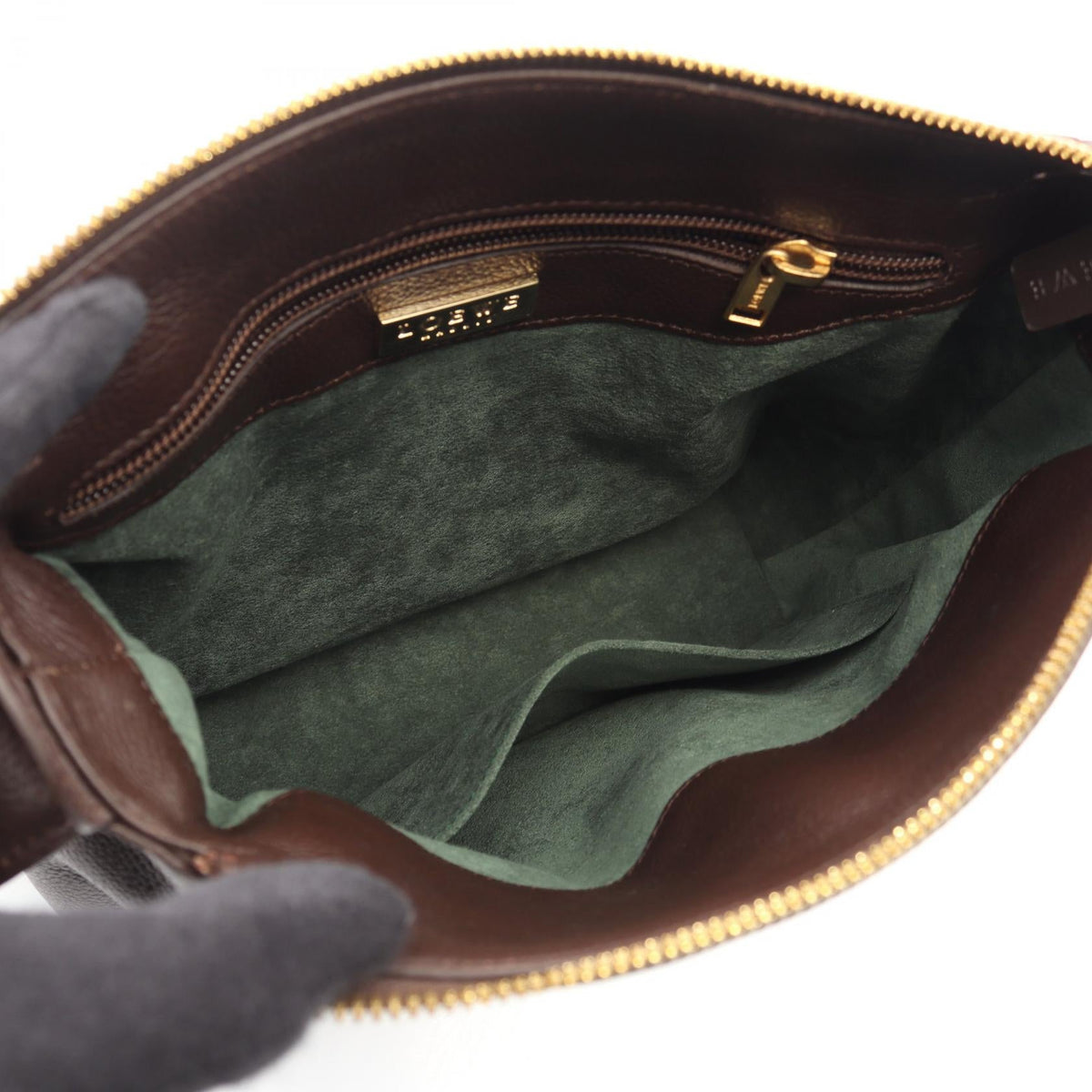 Loewe Logo · Leather Shoulder Bag