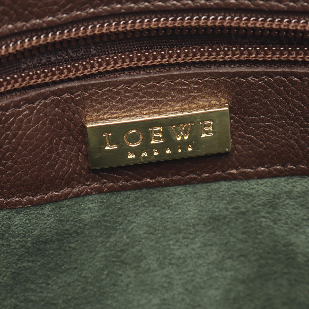 Loewe Logo · Leather Shoulder Bag