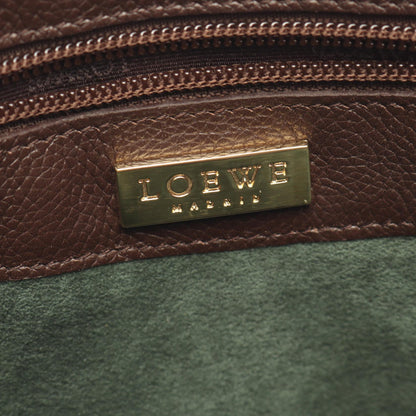 Loewe Logo · Leather Shoulder Bag