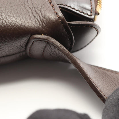 Loewe Logo · Leather Shoulder Bag