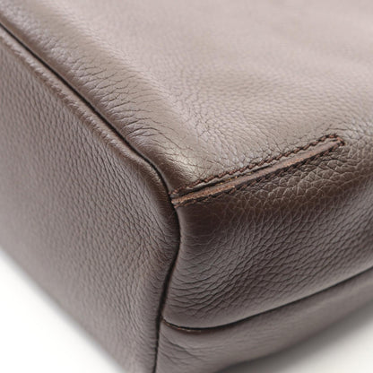Loewe Logo · Leather Shoulder Bag