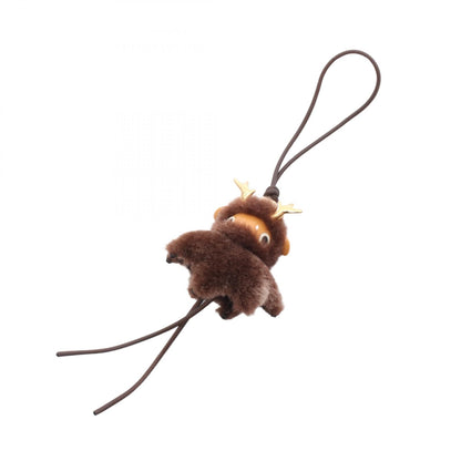 LOEWE Forney Charm · Leather & Fur