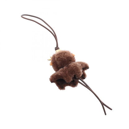 LOEWE Forney Charm · Leather & Fur