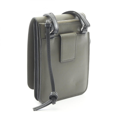 Loewe Gusset Flat · Leather Crossbody
