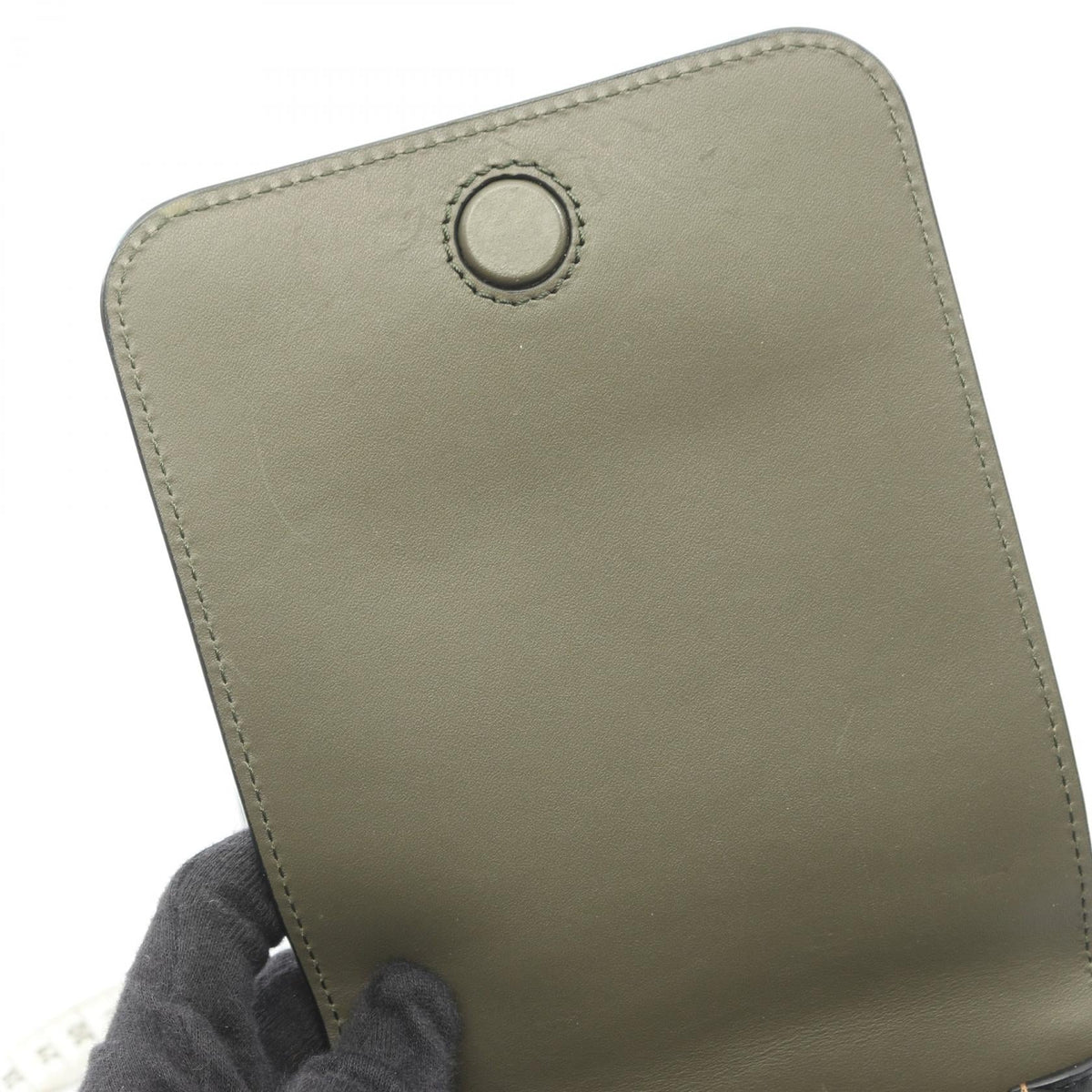 Loewe Gusset Flat · Leather Crossbody