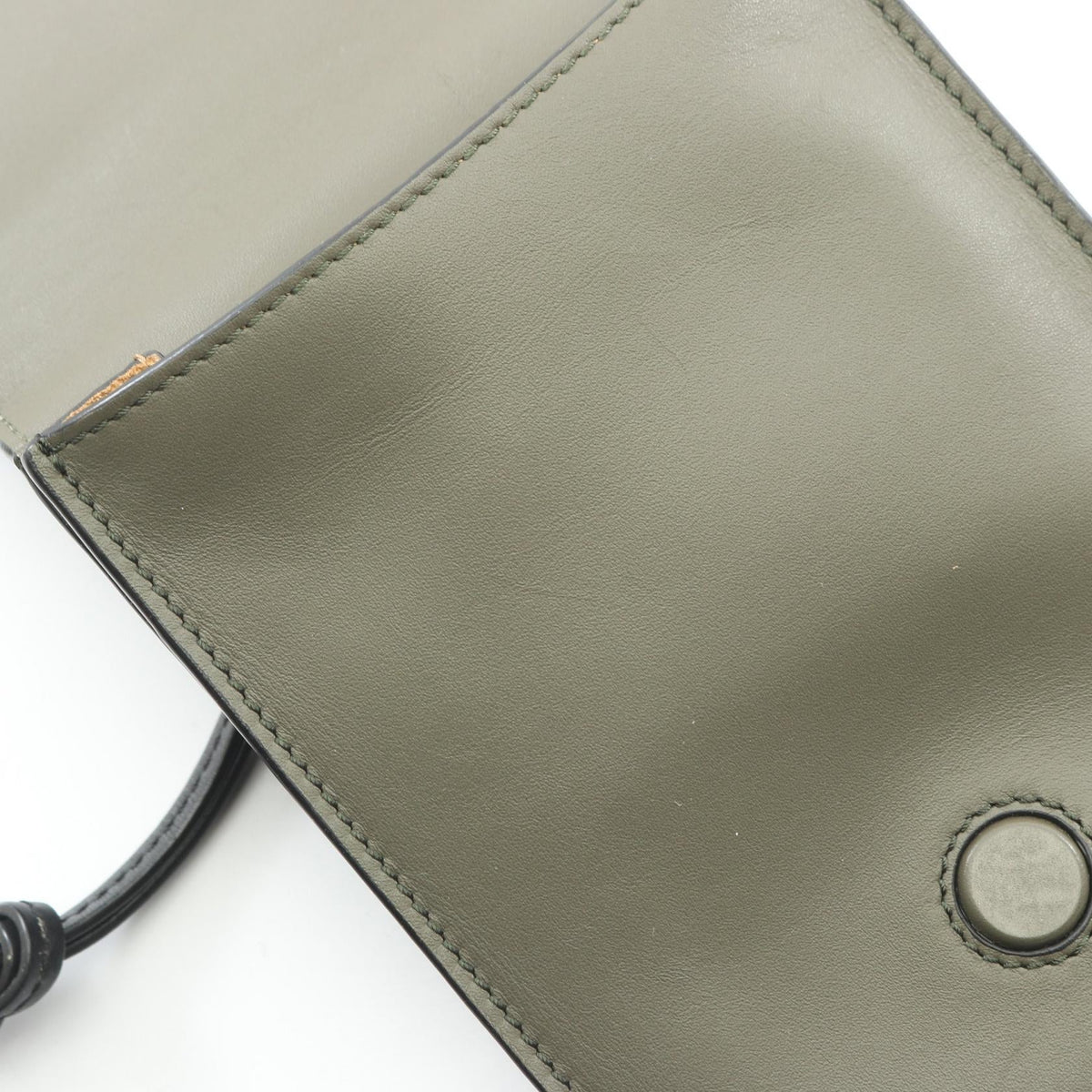 Loewe Gusset Flat · Leather Crossbody