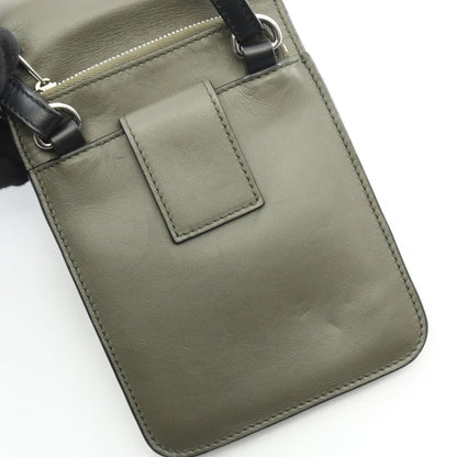 Loewe Gusset Flat · Leather Crossbody
