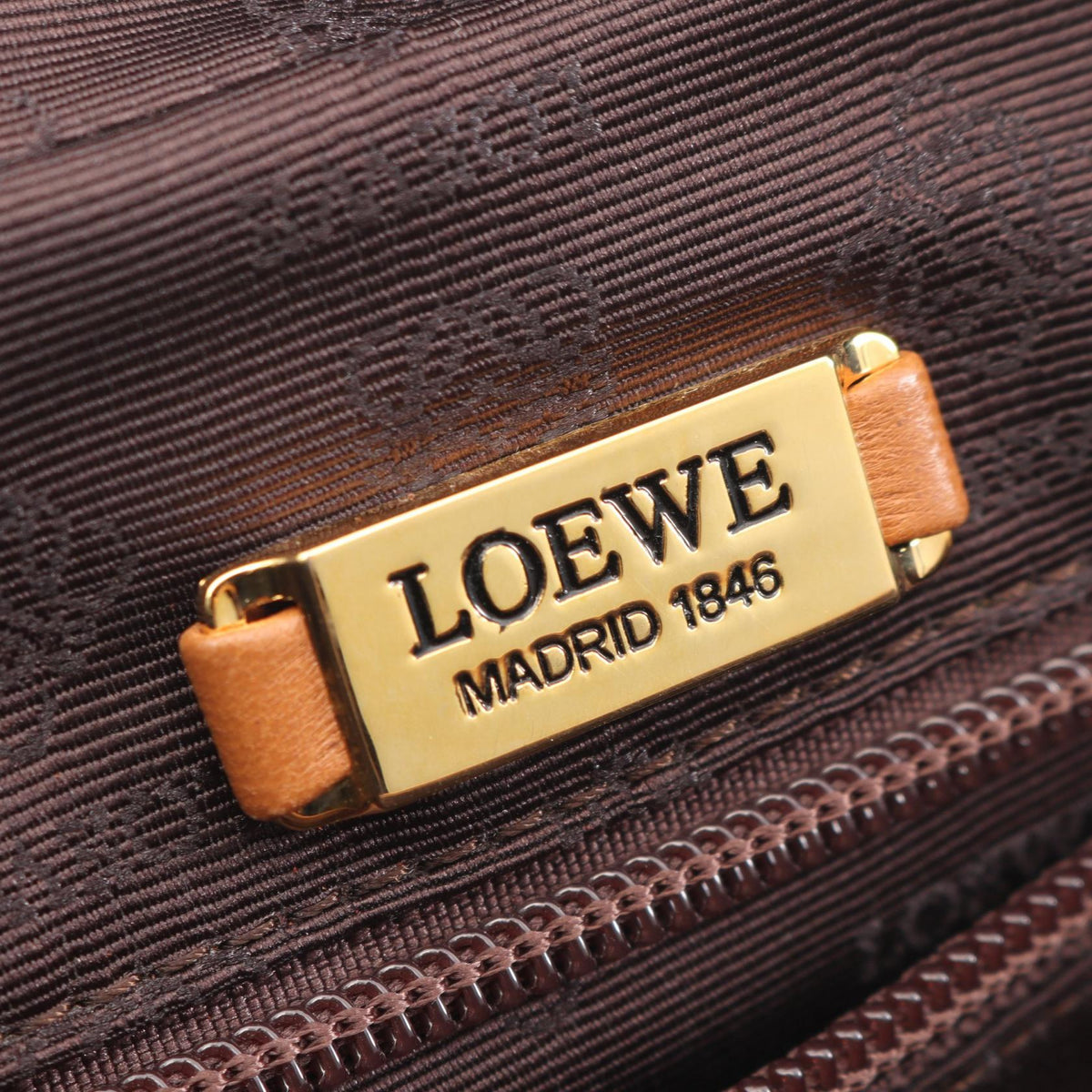 Loewe Anagram · Leather Shoulder Bag
