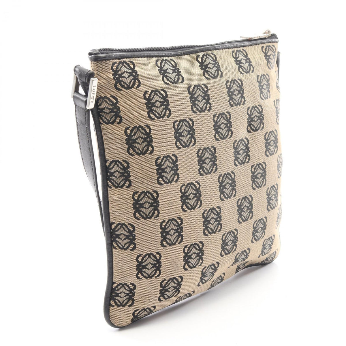 Loewe Anagram · Canvas Leather Crossbody