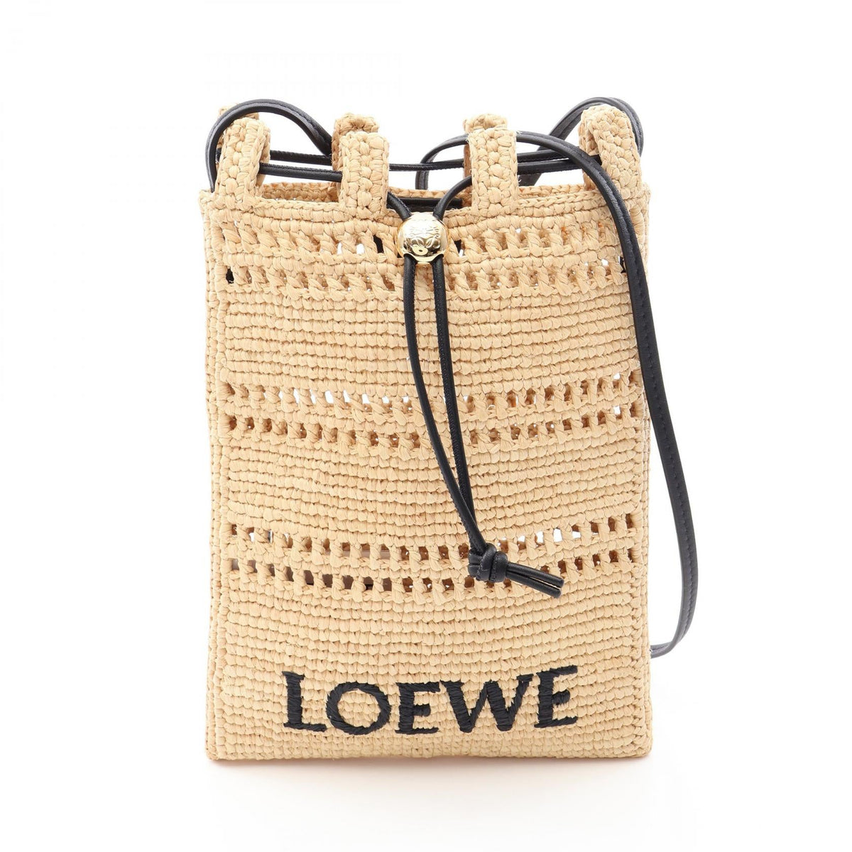 Loewe Anagram · Leather & Raffia