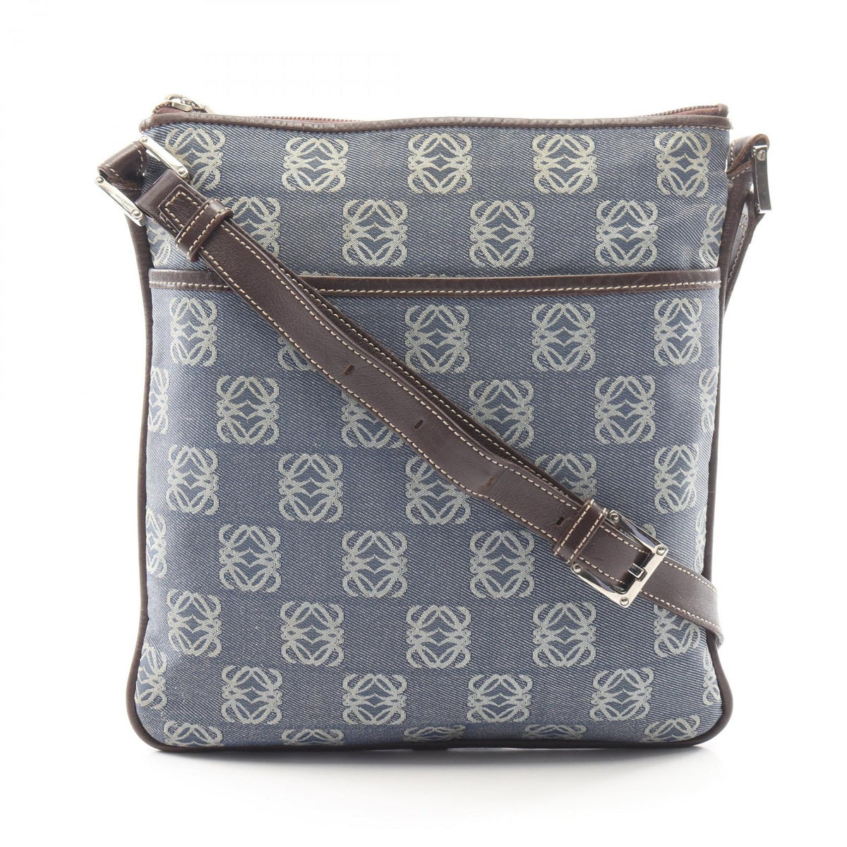 LOEWE Anagram · Canvas Leather Crossbody