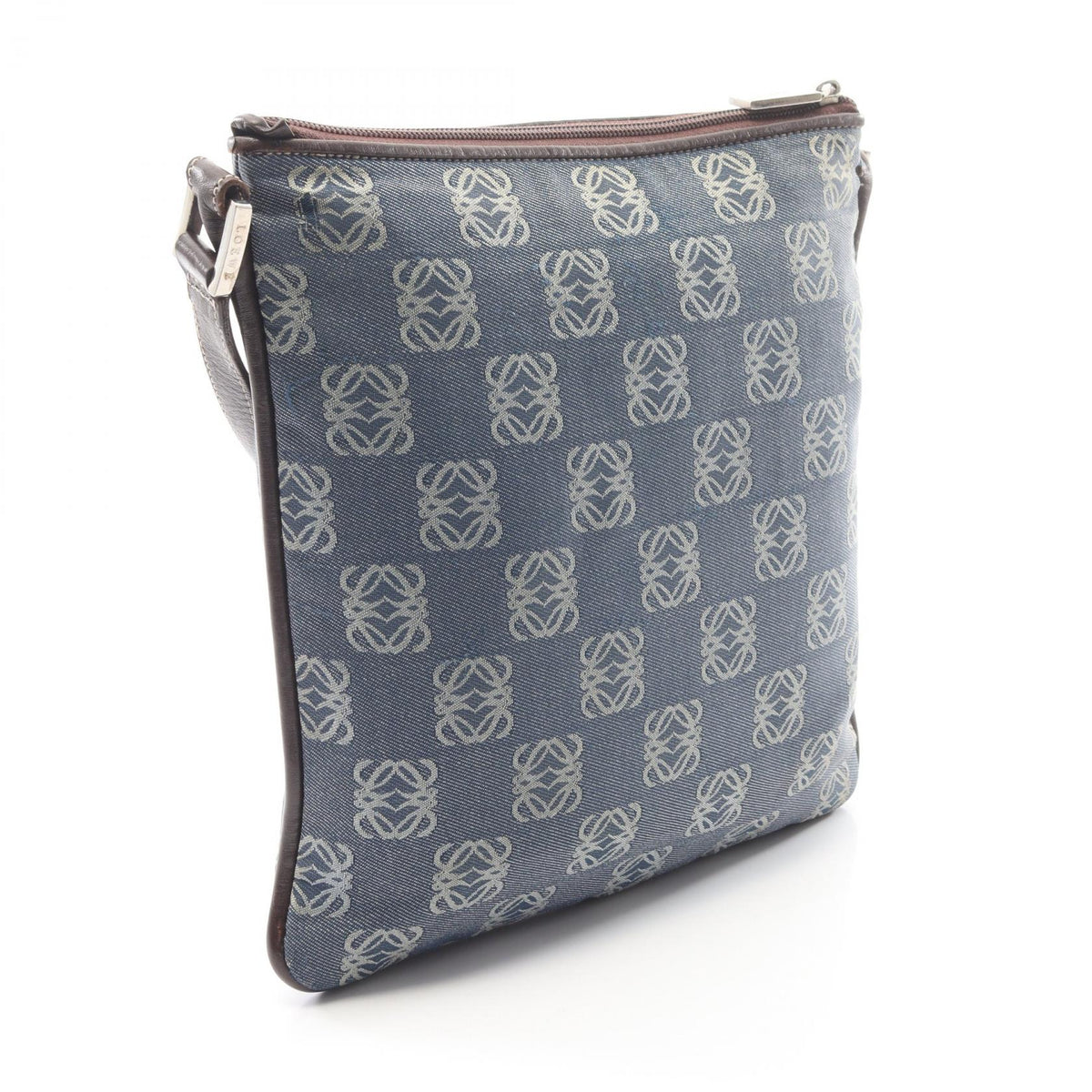 LOEWE Anagram · Canvas Leather Crossbody
