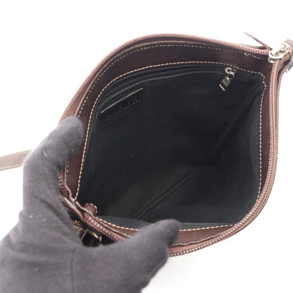 LOEWE Anagram · Canvas Leather Crossbody
