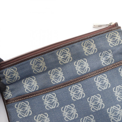 LOEWE Anagram · Canvas Leather Crossbody