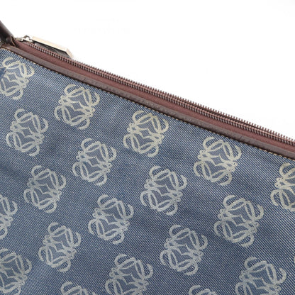 LOEWE Anagram · Canvas Leather Crossbody