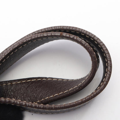 LOEWE Anagram · Canvas Leather Crossbody