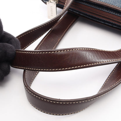 Loewe Repeat Anagram · Canvas Leather Tote
