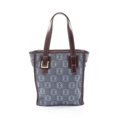 Loewe Repeat Anagram · Canvas Leather Tote