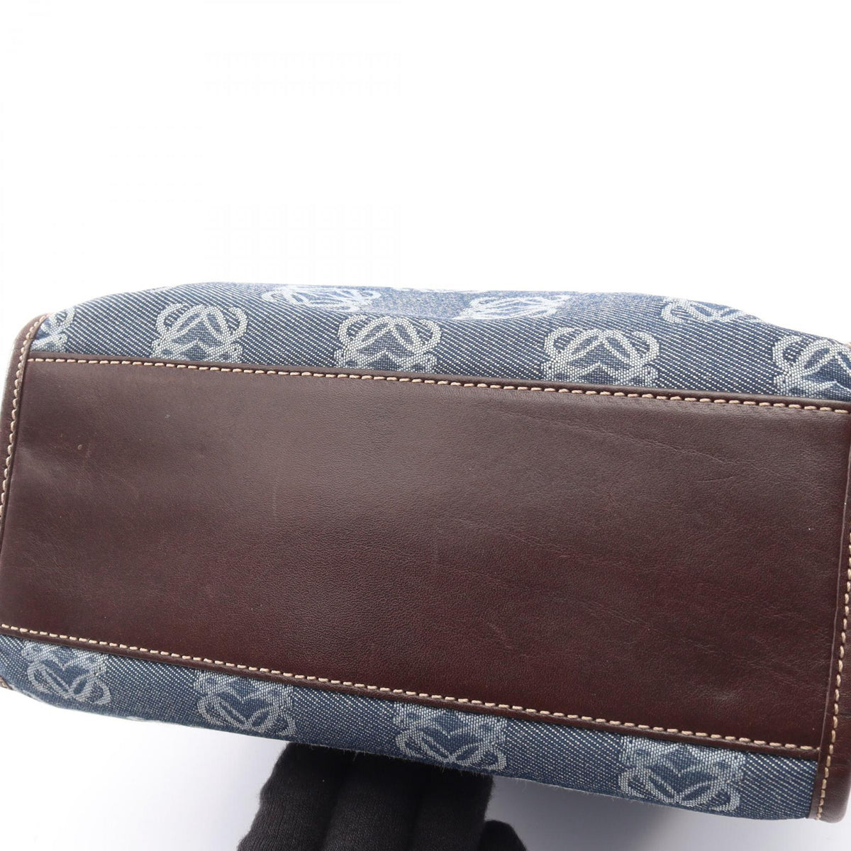 Loewe Repeat Anagram · Canvas Leather Tote