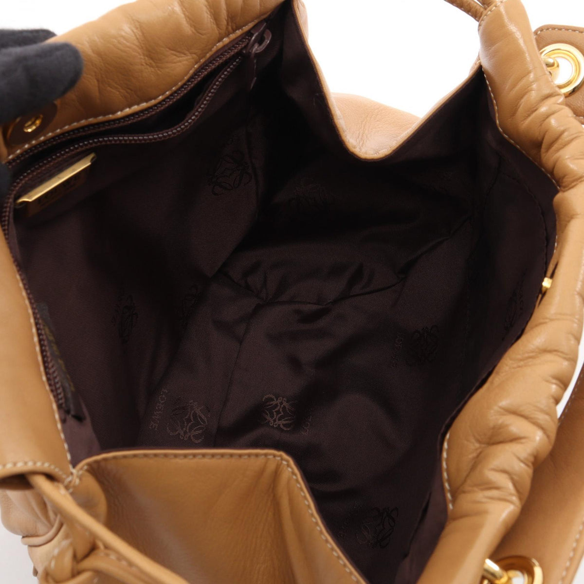 Loewe Anagram · Leather Handbag