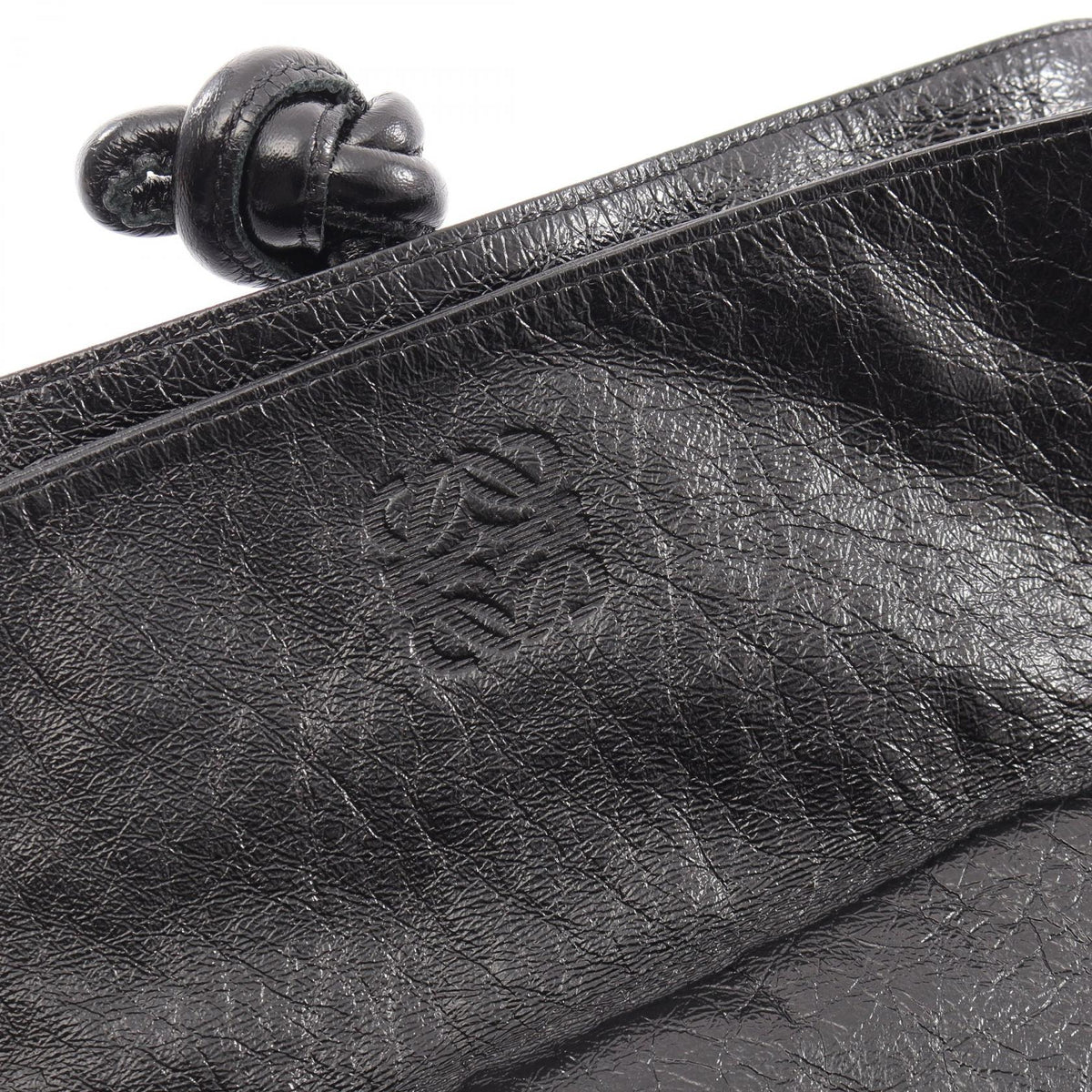 Loewe Twisted Knot · Leather Clutch