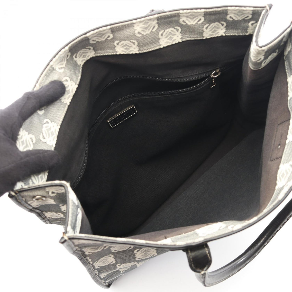 Loewe Anagram · Canvas & Leather Tote