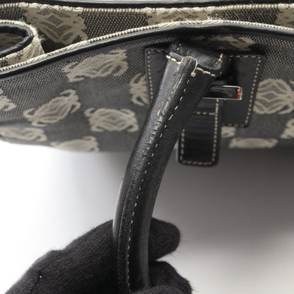 Loewe Anagram · Canvas & Leather Tote